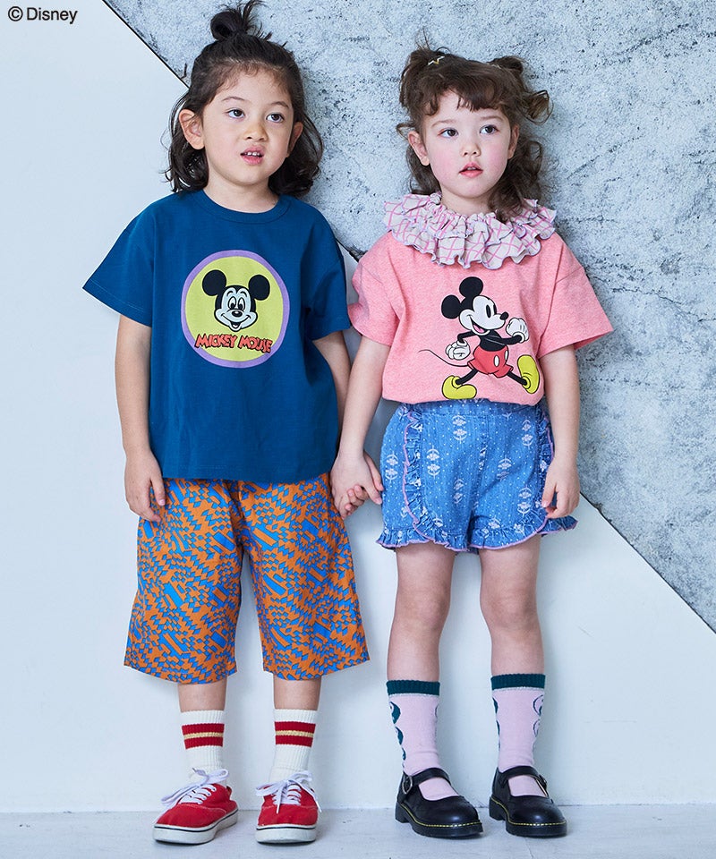 마키즈 티셔츠 일본 MARKEY'S 디즈니 미키마우스 프린트 반팔티 4컬러
