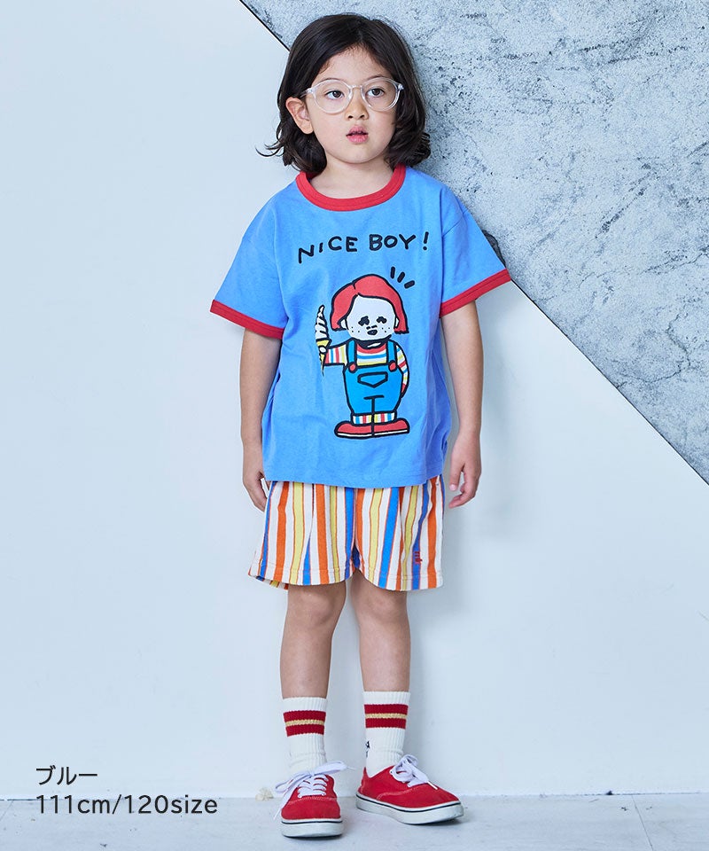 마키즈 티셔츠 일본 MARKEY'S 유키 호리모토 퍼니 반팔티 4컬러
