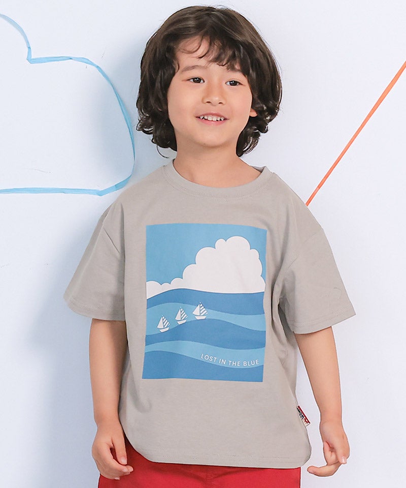 마키즈 티셔츠 일본 MARKEY'S 발리 프린트 팝포인트 반팔티 16컬러