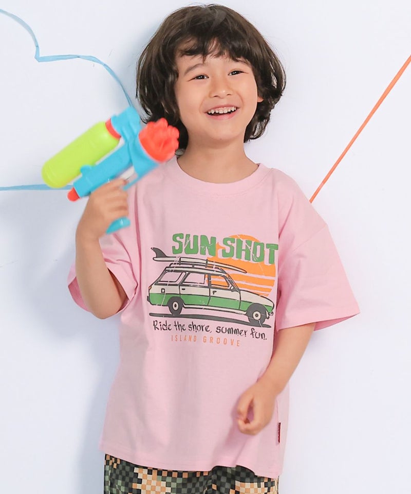 마키즈 티셔츠 일본 MARKEY'S 발리 프린트 팝포인트 반팔티 16컬러