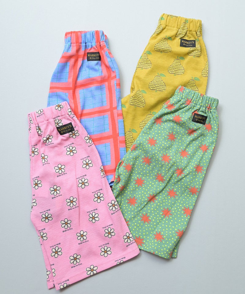 마키즈 바지 일본 MARKEY'S 메쉬 패턴 스테테코 7부 팬츠 4컬러