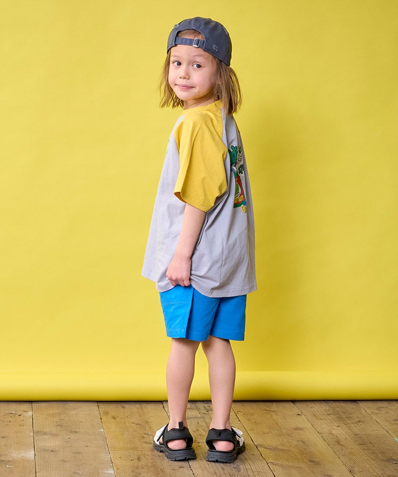 Makiz Kids T-shirt Japanese long-sleeved tee boa fleece snap jacket style 4 colors 