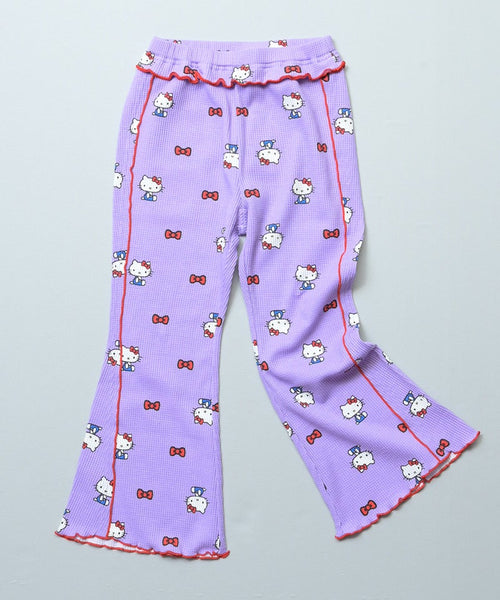 Quần dài ống loe Markey's Nhật Bản, thương hiệu MARKEY'S, hình Sanrio Hello Kitty, 3 màu