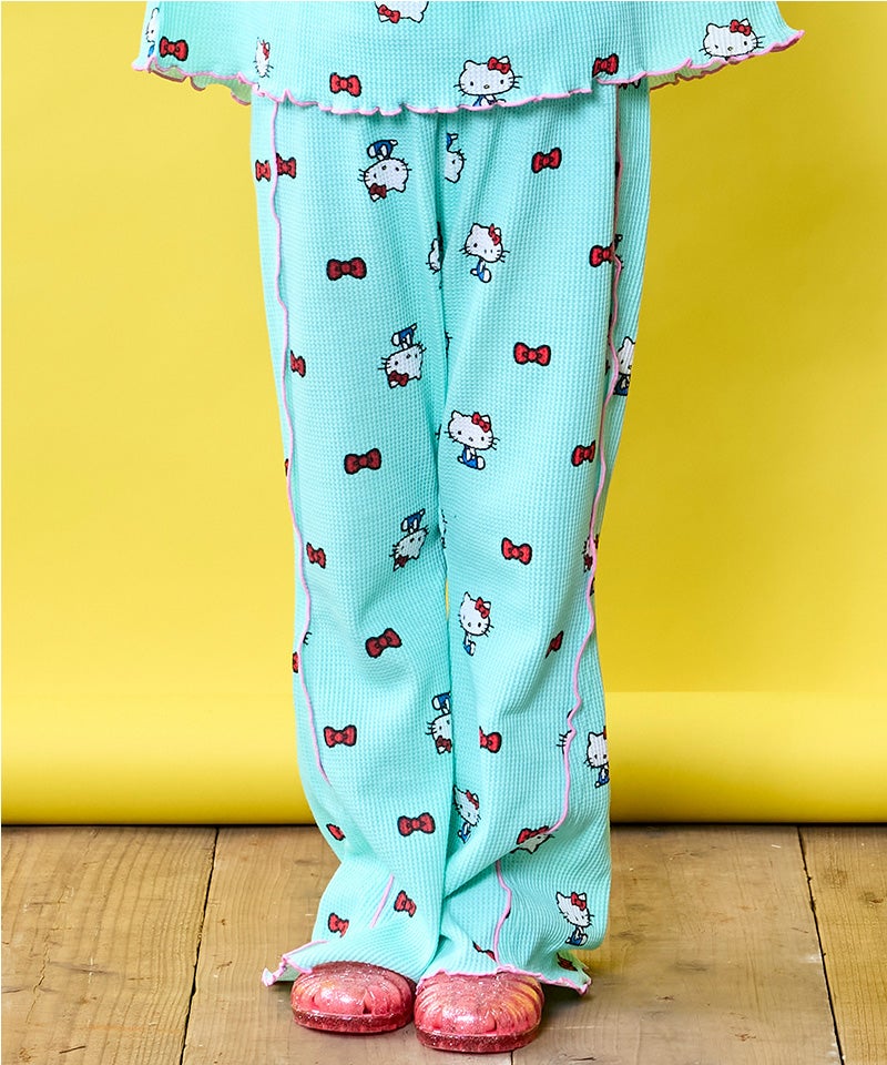 마키즈 바지 일본 MARKEY'S 산리오 헬로키티 플레어 롱팬츠 3컬러