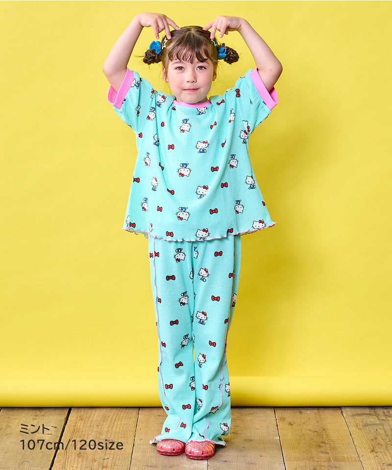 마키즈 바지 일본 MARKEY'S 산리오 헬로키티 플레어 롱팬츠 3컬러