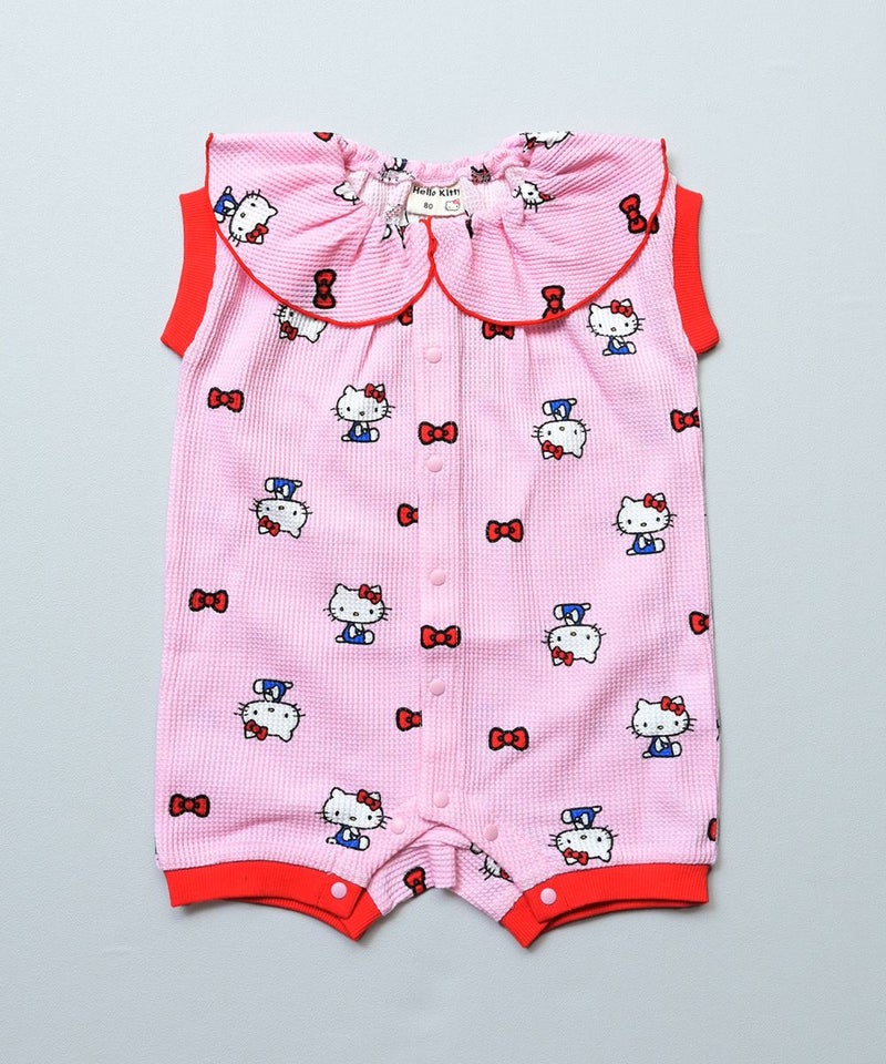 마키즈 바디수트 일본 MARKEY'S 산리오 헬로키티 와플 롬퍼스 3컬러