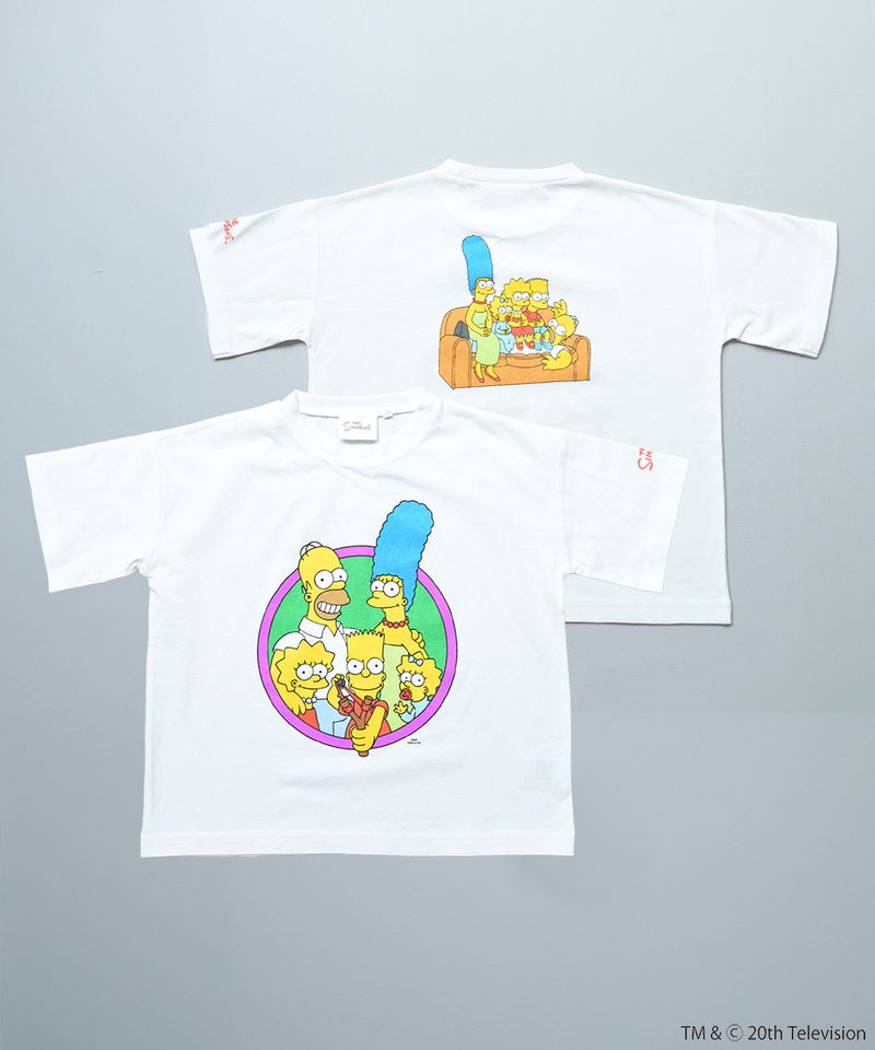 마키즈 티셔츠 일본 MARKEY'S 더 심슨 프린트 반팔티 3컬러