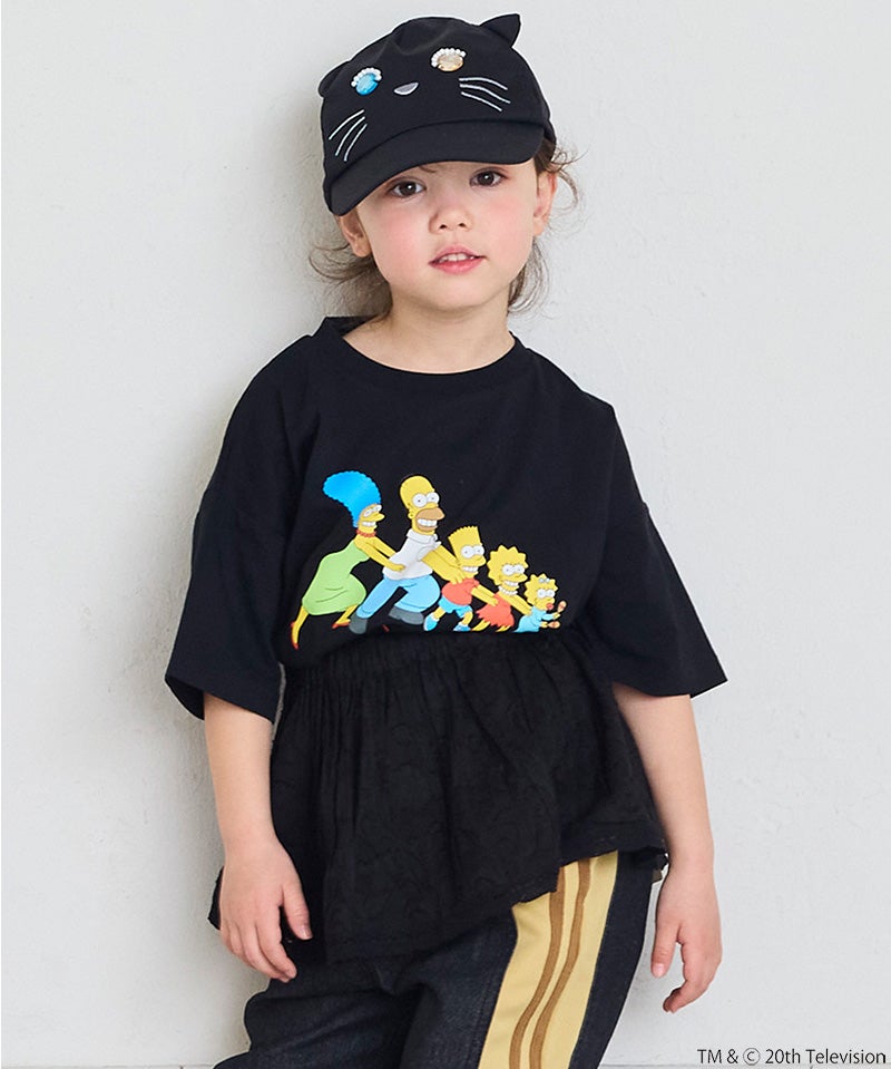 마키즈 티셔츠 일본 MARKEY'S 더 심슨 프린트 반팔티 3컬러