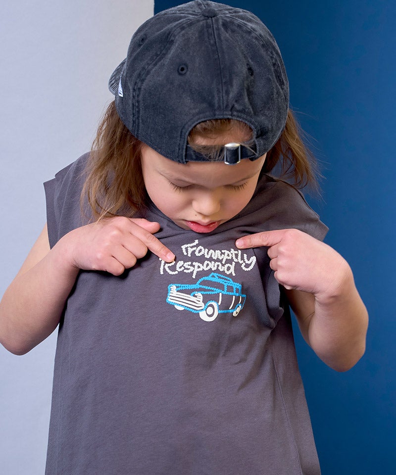 Makiz Kids T-shirt Japanese long-sleeved tee boa fleece snap jacket style 4 colors 