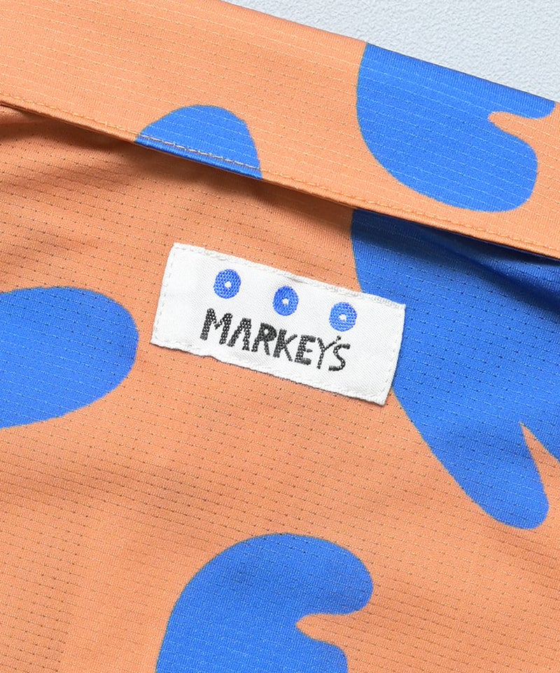 마키즈 셔츠 일본 MARKEY'S UV 고양이 패턴 메쉬 반팔 남방 4컬러