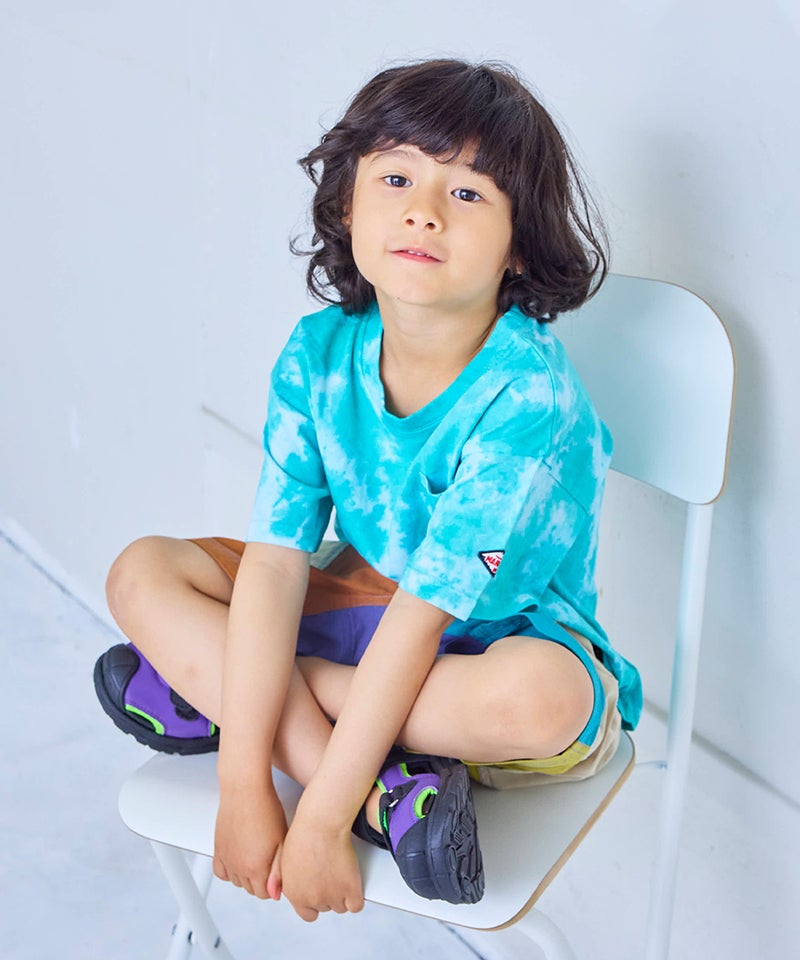 마키즈 반팔 일본 아동복 타이 다이 포켓 티셔츠 6컬러