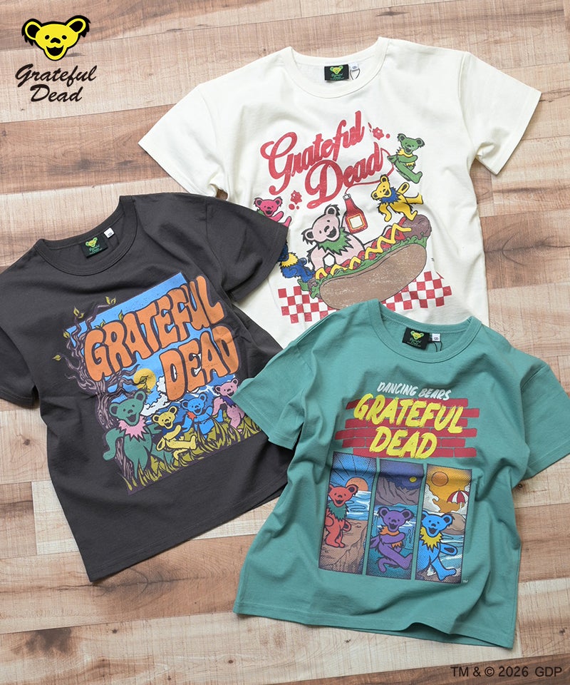 마키즈 반팔 일본 아동복 GRATEFUL DEAD 프린트  티셔츠 3컬러