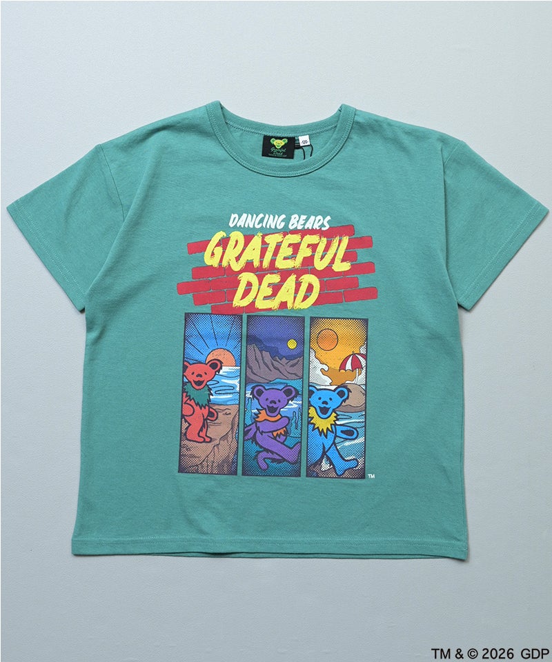 마키즈 반팔 일본 아동복 GRATEFUL DEAD 프린트  티셔츠 3컬러