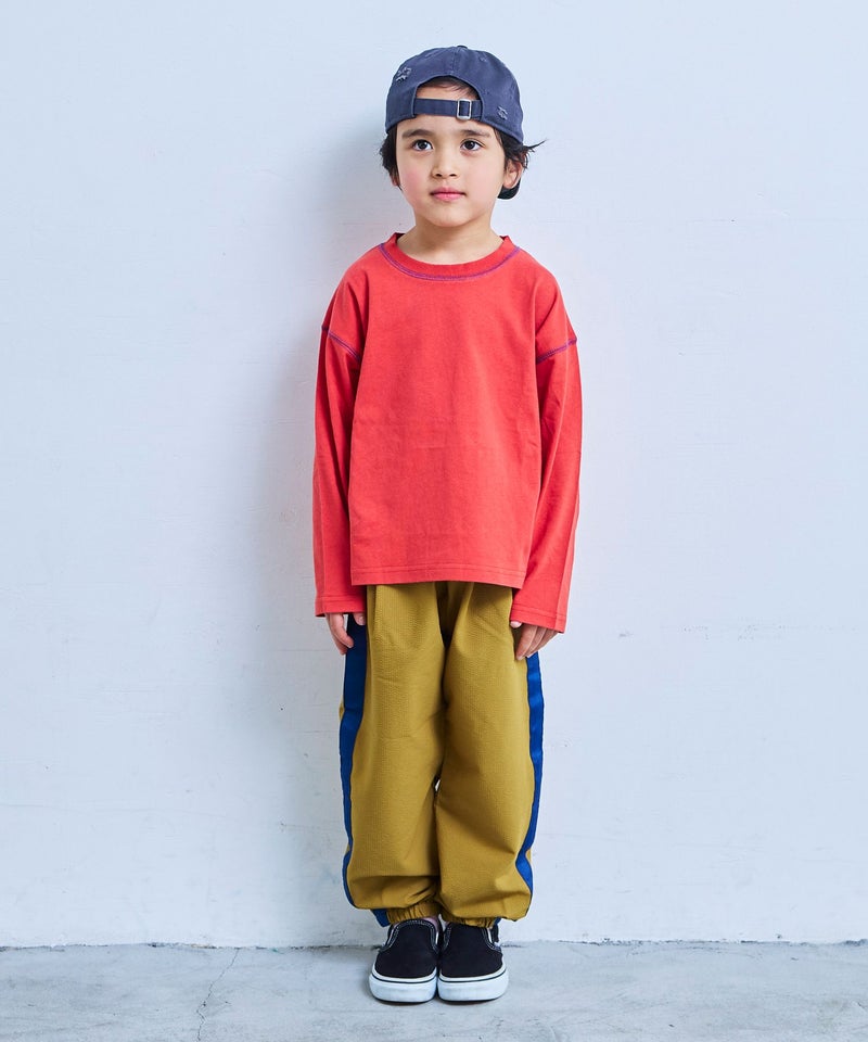 마키즈 긴팔 일본 MARKEY'S 스티치 배색 티셔츠 10컬러