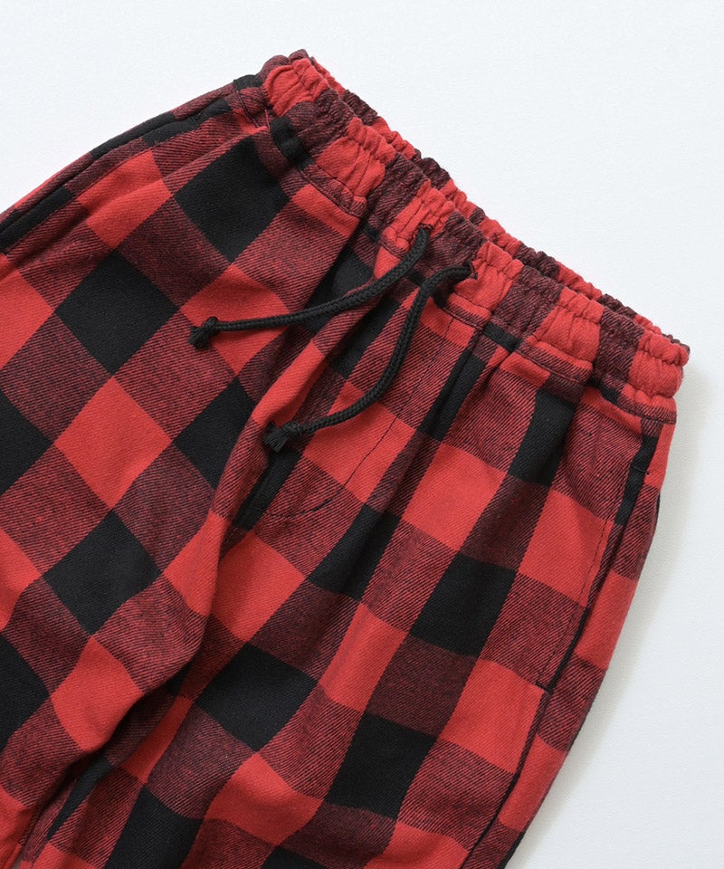 마키즈 바지 일본 MARKEY'S 이지 와이드 체크 팬츠 4컬러