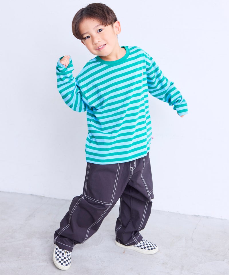 마키즈 긴팔 일본 MARKEYS 아동복 마이니치 스트라이프 티셔츠 10컬러