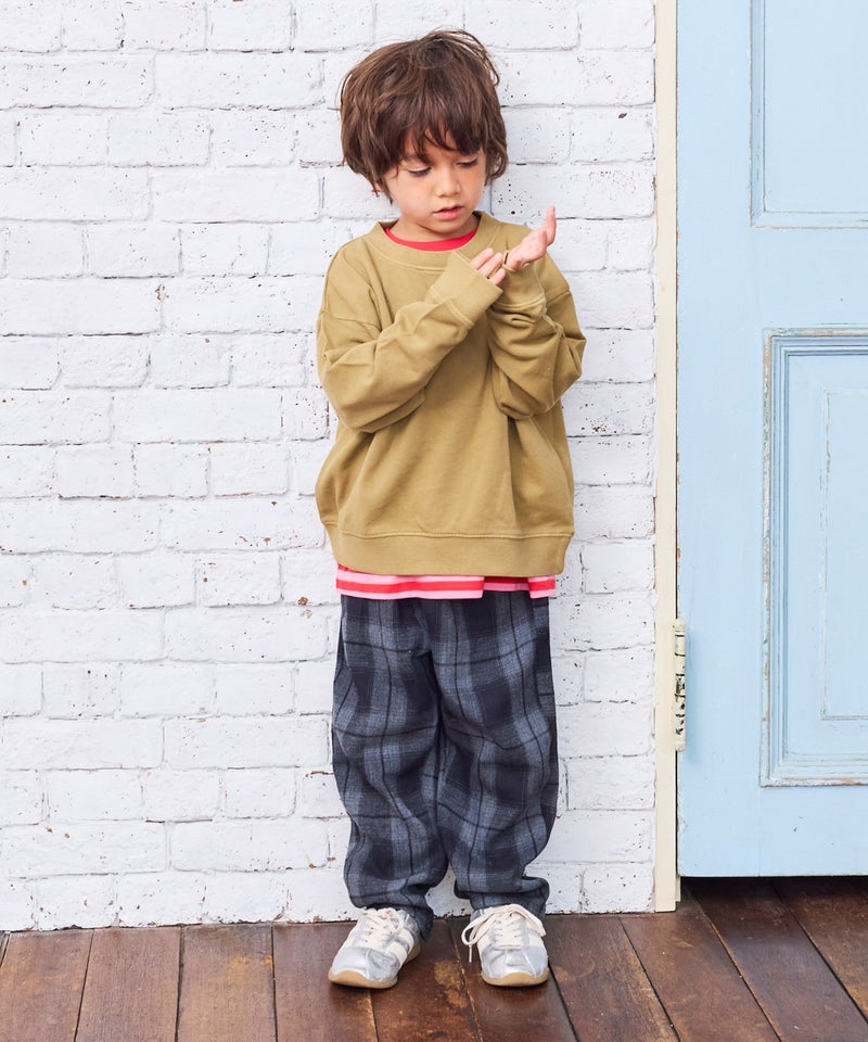 마키즈 바지 일본 MARKEY'S 아동복 체크 턱 팬츠 5컬러