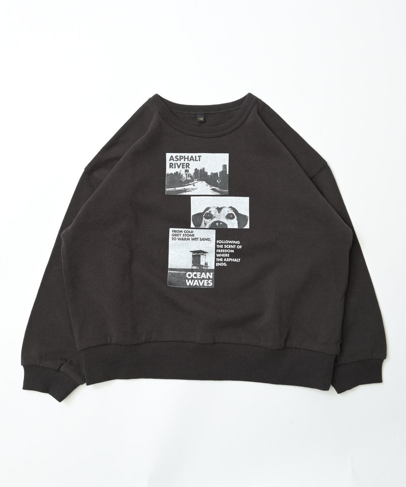 마키즈 키즈 긴팔 일본 MARKEY'S 아동복 포토 프린트 맨투맨 티셔츠 6컬러