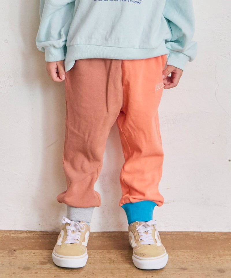 마키즈 키즈 바지 일본 MARKEY'S 아동복 원포인트 스웨트 팬츠 10컬러
