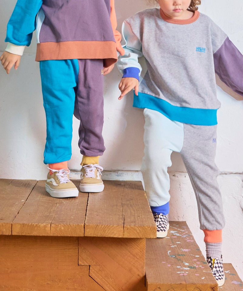 마키즈 키즈 바지 일본 MARKEY'S 아동복 원포인트 스웨트 팬츠 10컬러