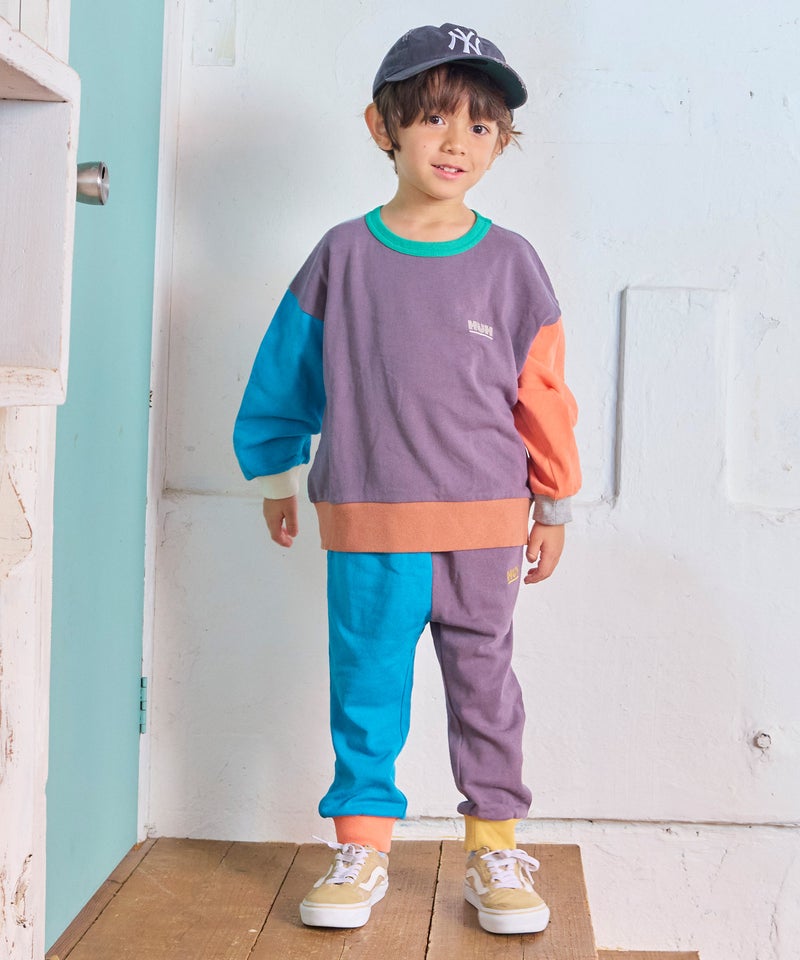 마키즈 키즈 바지 일본 MARKEY'S 아동복 원포인트 스웨트 팬츠 10컬러