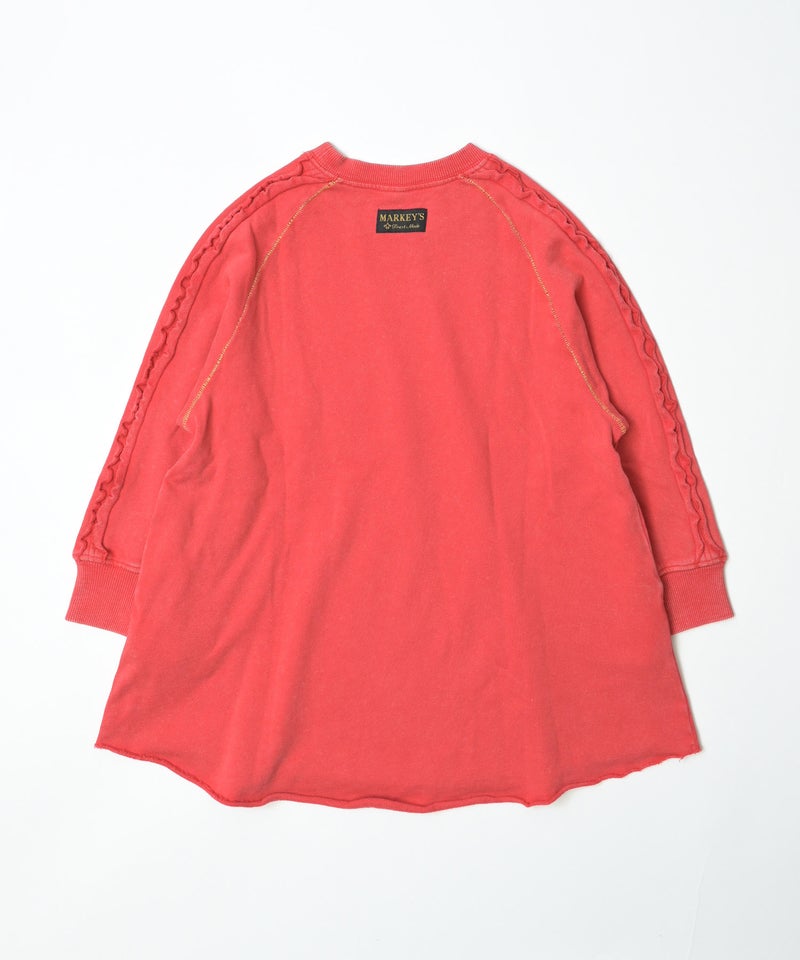 마키즈 키즈 원피스 일본 MARKEY'S 아동복 피그먼트 라글란 치마 3컬러