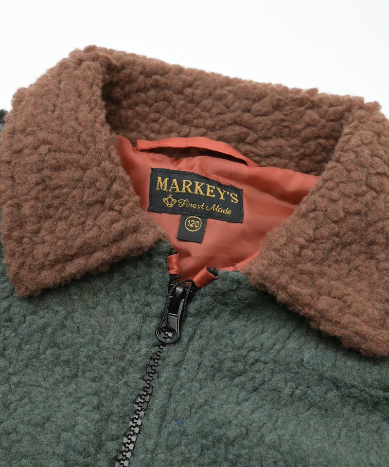 마키즈 키즈 자켓 일본 MARKEY'S 아동복 모코모코 보아 재킷 5컬러