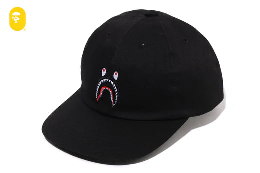 베이프 키즈 모자 일본 BAPE 볼캡 샤크 자수 포인트 디자인 2컬러