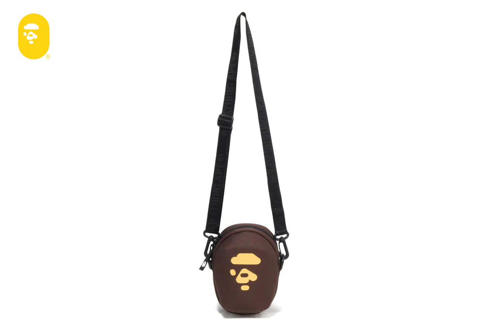 베이프 키즈 가방 일본 BAPE 숄더백 에이프 에드 미니 보조가방 브라운