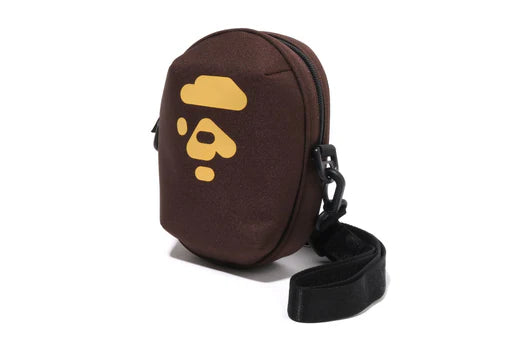 베이프 키즈 가방 일본 BAPE 숄더백 에이프 에드 미니 보조가방 브라운