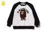 베이프 키즈 티셔츠 일본 BAPE 맨투맨 보아 칼리지 크루넥 스웻셔츠 2컬러