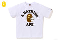 베이프 키즈 티셔츠 일본 BAPE 반팔 재팬 칼리지 전면 프린트 2컬러