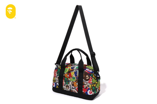 베이프 키즈 가방 일본 BAPE 숄더백 마일로 아소트 패턴 보조가방 멀티 패턴