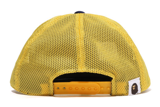 베이프 키즈 모자 일본 BAPE 스냅백 베이비 마일로 메쉬 프린트 캡 2컬러