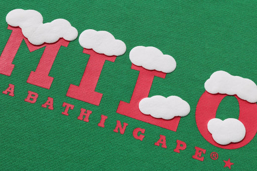 베이프 키즈 티셔츠 일본 BAPE 후드티 베이비 마일로 윈터 풀오버 긴팔 2컬러