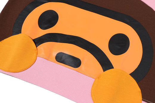 베이프 키즈 티셔츠 일본 BAPE 맨투맨 베이비 마일로 빅 포인트 긴팔 3컬러