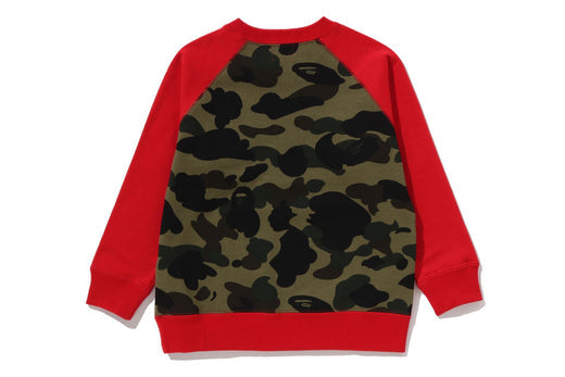 베이프 키즈 티셔츠 일본 BAPE 맨투맨 1ST 카모 마일로 샤크 스웻셔츠 2컬러