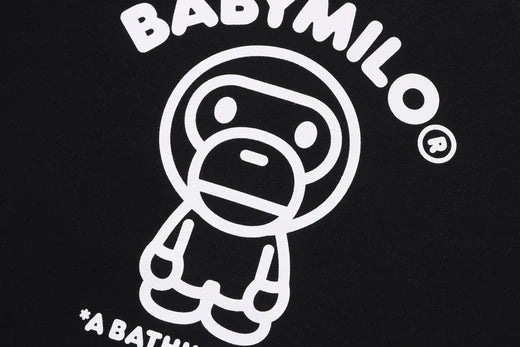 베이프 키즈 티셔츠 일본 BAPE 맨투맨 3D 마일로 올 프렌드 크루넥 스웻 셔츠 2컬러