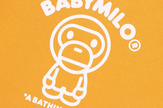 베이프 키즈 티셔츠 일본 BAPE 맨투맨 3D 마일로 올 프렌드 크루넥 스웻 셔츠 2컬러