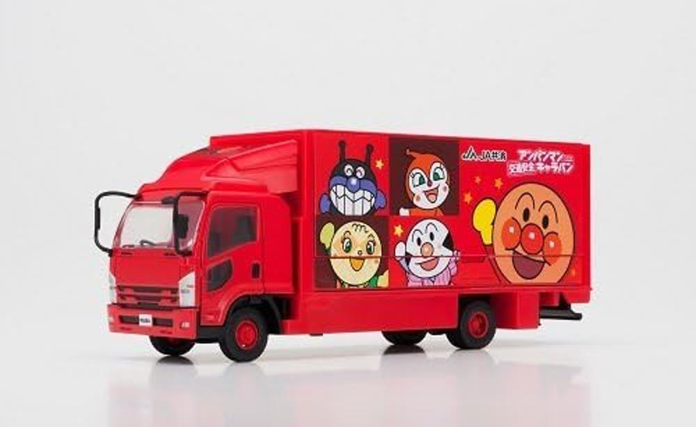 호빵맨 자동차 일본 아가츠마 다이어펫 캐러밴 트럭 레드
