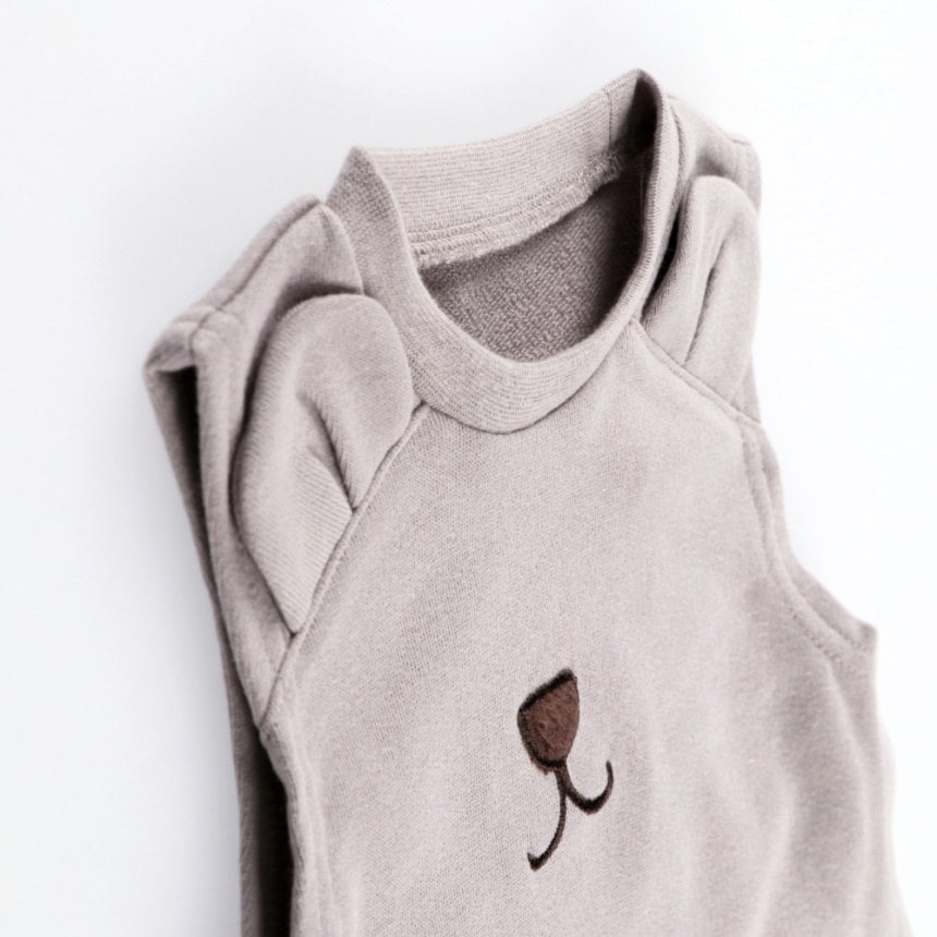 Branshes Kids T-shirt Japan branshes man-to-man ribbon embroidery boa trainer long sleeve 2 colors 