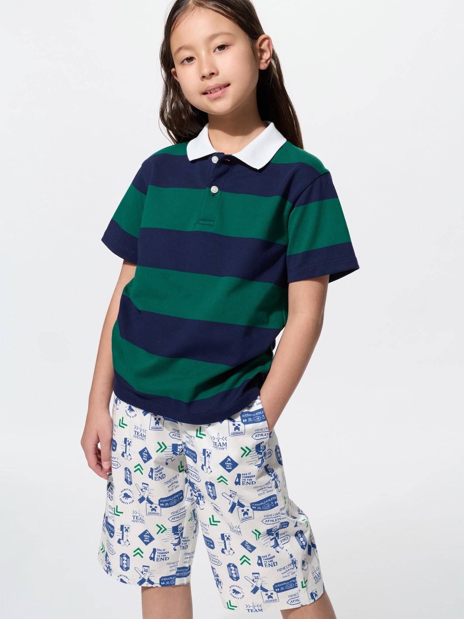 유니클로 바지 일본 UNIQLO 마인크래프트 코튼 스테테코 484985 라이트 그레이