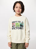 유니클로 키즈 긴팔 일본 UNIQLO 마리오 카트 월드 빅토리 스웻셔츠 티셔츠 491376