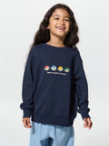 유니클로 키즈 긴팔 일본 UNIQLO 마리오 카트 월드 히든 프린트 스웻셔츠 티셔츠 491378