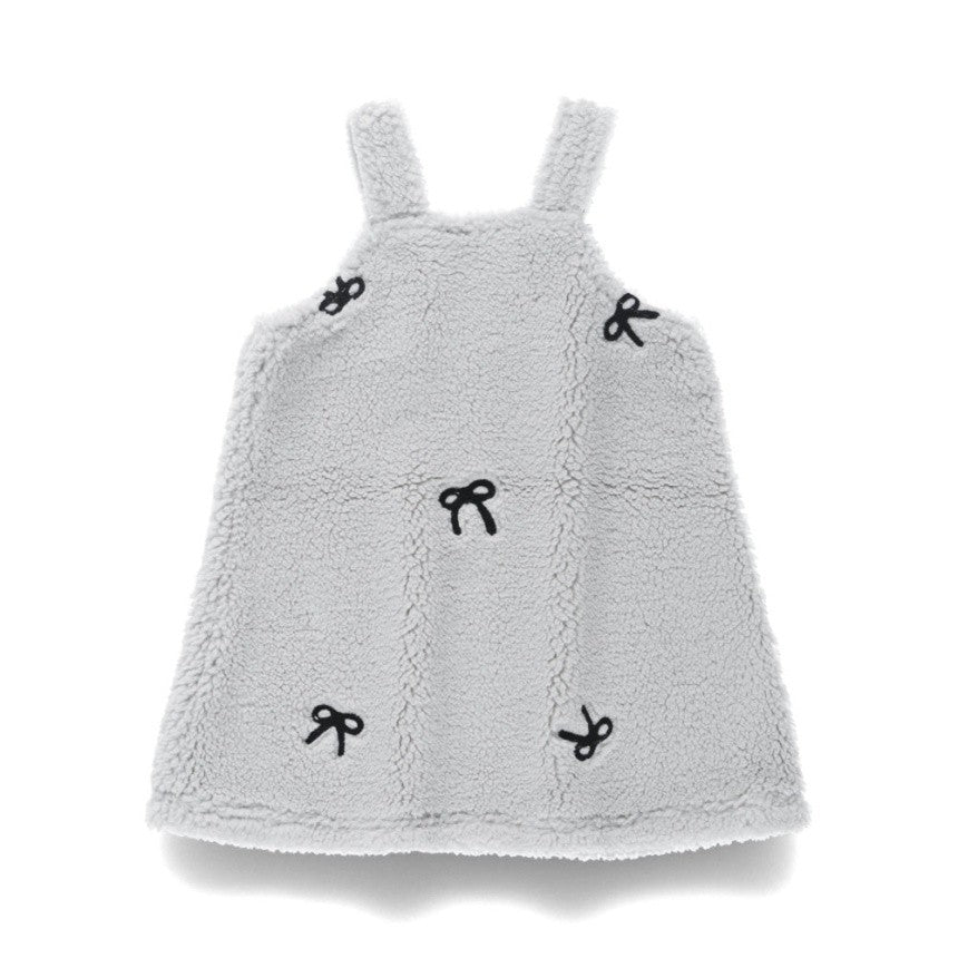 브란셰스 키즈 치마 일본 branshe 영유아 원피스 리본 자수 양털 보아 재킷 2컬러