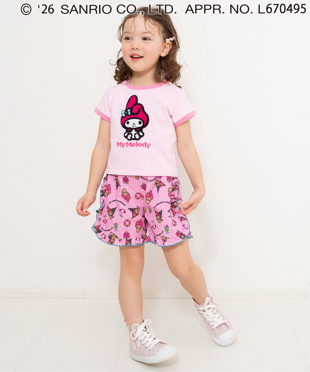 Breeze Kids T-shirt Japanese Toddler Long Sleeve Sesame Street Fur-Free Strainer 5 Colors 