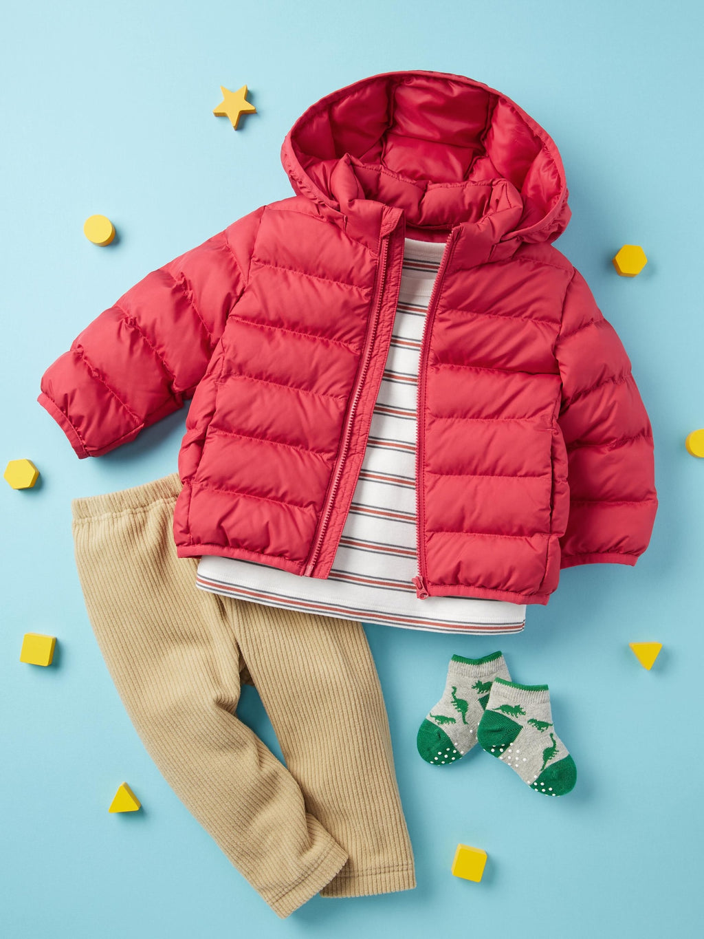 유니클로 신생아 패딩 일본 UNIQLO 퍼프텍 워셔블 파카 3컬러