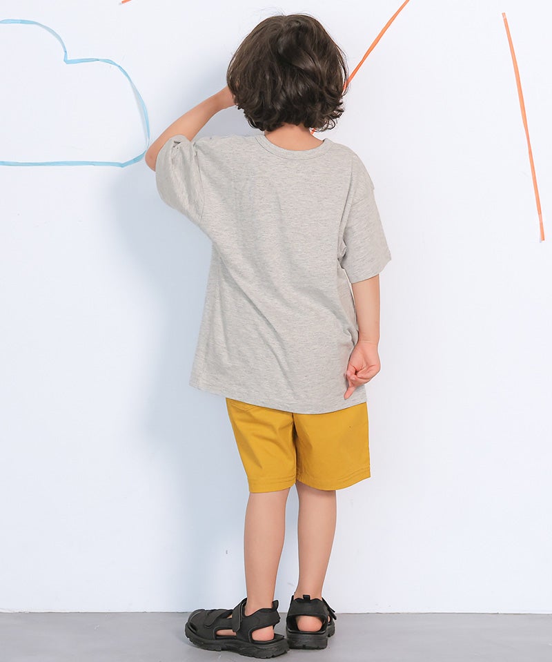 Makiz Kids T-shirt Japanese long-sleeved tee boa fleece snap jacket style 4 colors 