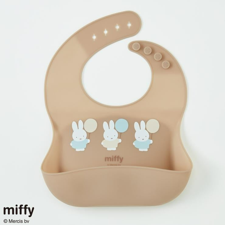 미피 턱받이 일본 유아 신생아 시마무라 실리콘 타입 벌룬 토끼 일러스트 디자인