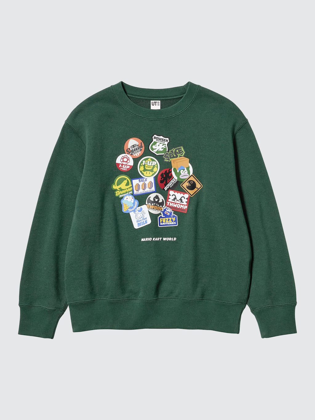 유니클로 키즈 긴팔 일본 UNIQLO 마리오 카트 월드 스웻셔츠 티셔츠 491379